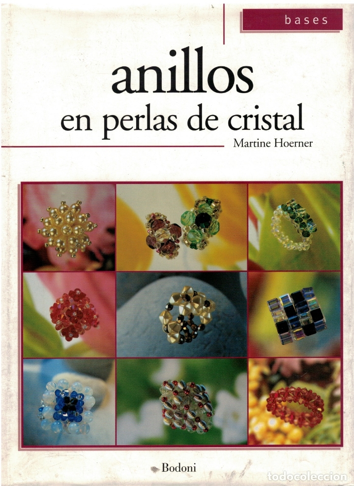 Libros: Bagues en perles de verre, anillos en perlas de cristal (edici&oacute;n biling&uuml;e frances-espa&ntilde;ol) - Martine - Foto 1