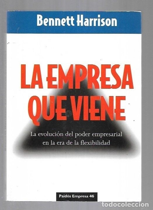 Libros: EMPRESA QUE VIENE - LA - HARRISON, BENNETT - Foto 2