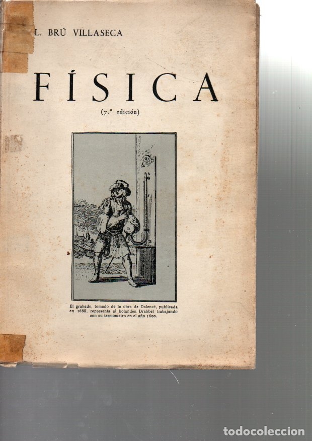 Libros: FISICA. - BRU VILLASECA, Luis. - Foto 1