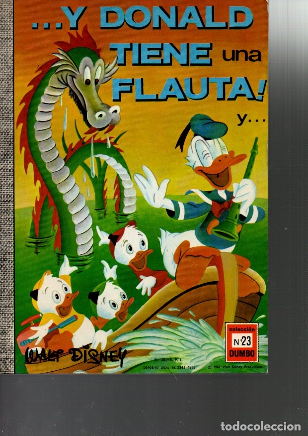Libros: ... Y DONALD TIENE UNA FLAUTA. - DISNEY, Walt. - Foto 1