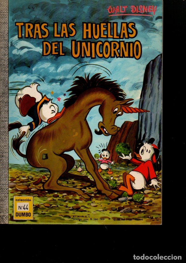 Libros: TRAS LAS HUELLAS DEL UNICORNIO. - DISNEY, Walt. - Foto 1