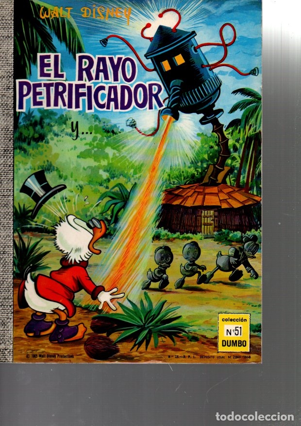Libros: EL RAYO PETRIFICADOR. - DISNEY, Walt. - Foto 1