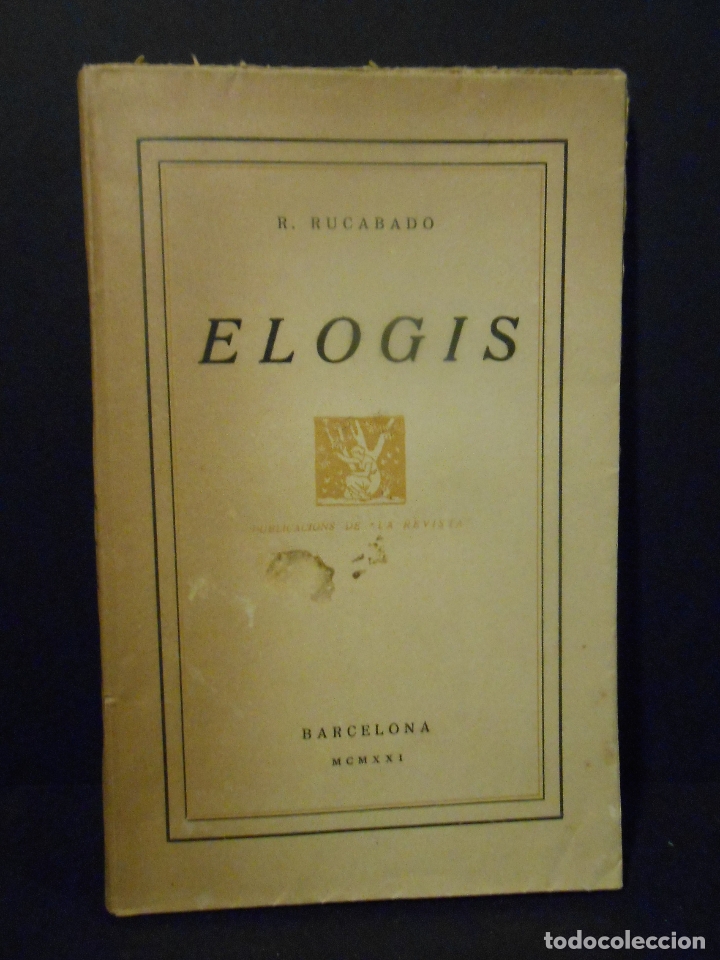 Libros: RUCABADO, R.- - Elogis. - Foto 1
