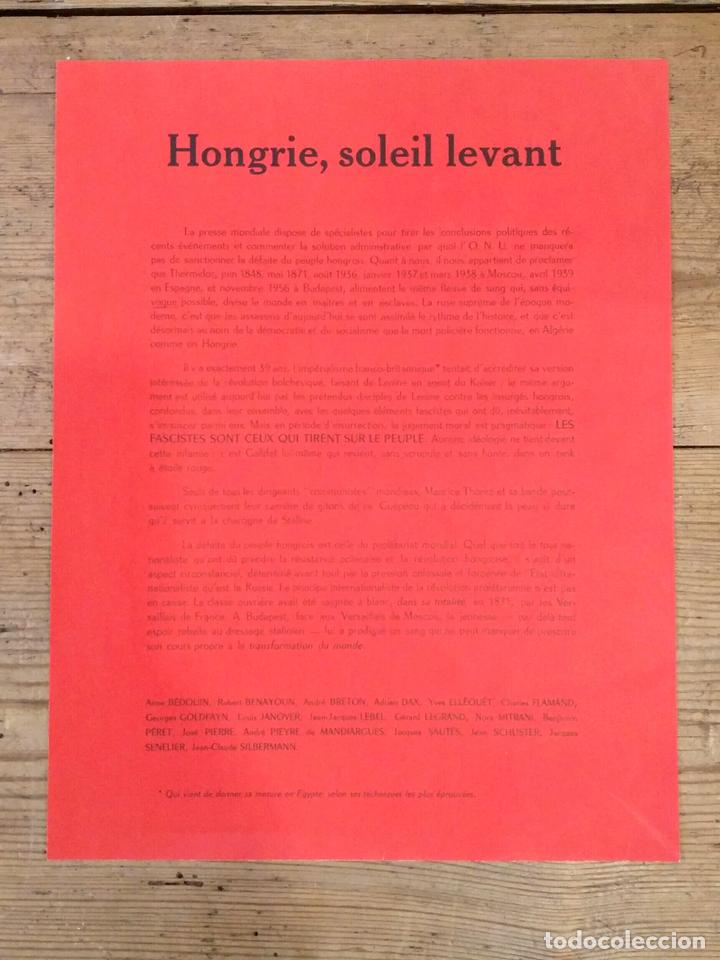 Libri di seconda mano: Manifiesto Surrealista. HONGRIE, SOLEIL LEVANT.
