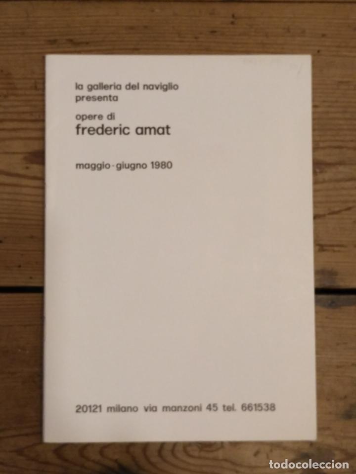 Libros: FREDERIC AMAT. - Foto 1