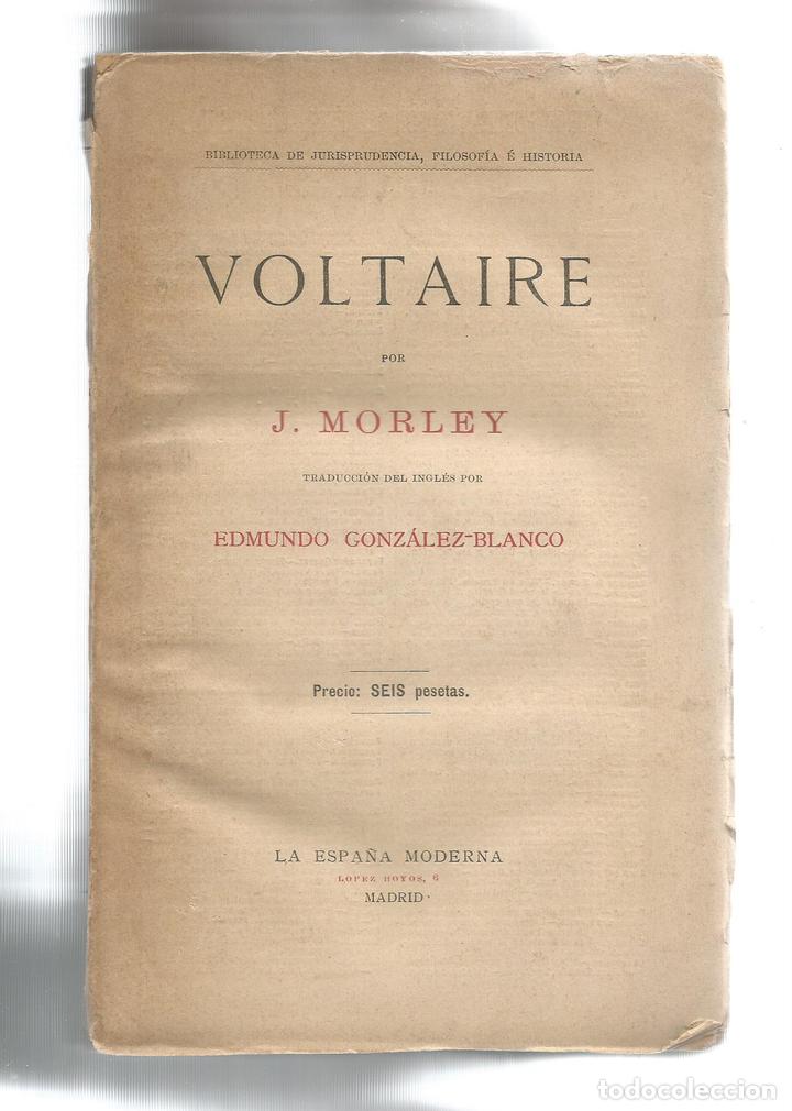 Libros: Voltaire. - MORLEY, J.: - Foto 1