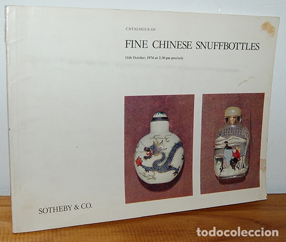 Livres: Catalogue of FINE CHINESE SNUFFBOTTLES - SOTHEBY & CO.