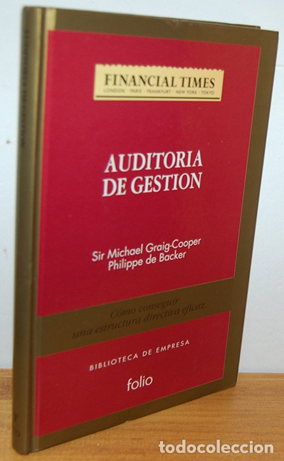 Libros: AUDITOR&Iacute;A DE GESTI&Oacute;N. C&oacute;mo conseguir una estructura directiva eficaz - SIR MICHAEL GRAIG-COOPER, PHI - Foto 1