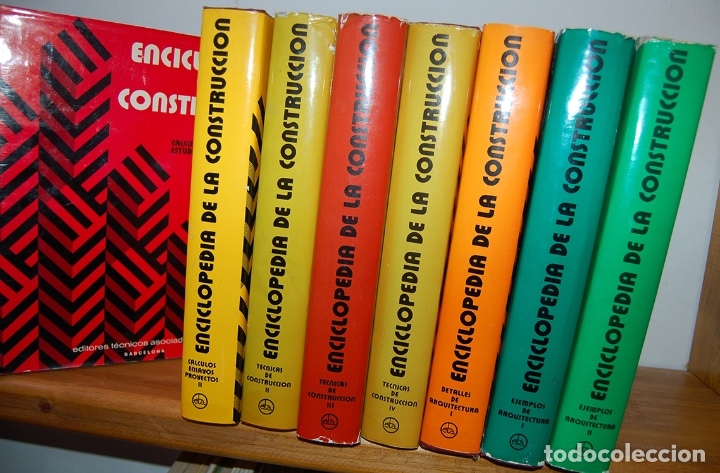 Libros: ENCICLOPEDIA DE LA CONSTRUCCI&Oacute;N. (8 Vol de 11 Vol.) - VV.AA. - Foto 1