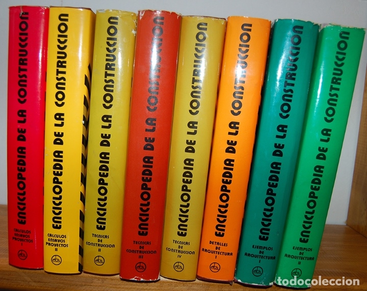 Libros: ENCICLOPEDIA DE LA CONSTRUCCI&Oacute;N. (8 Vol de 11 Vol.) - VV.AA. - Foto 2