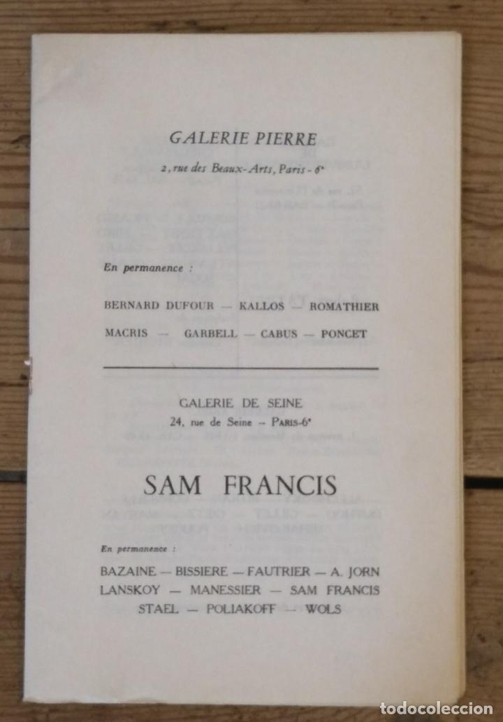 Libros: SAM FRANCIS. - Foto 1