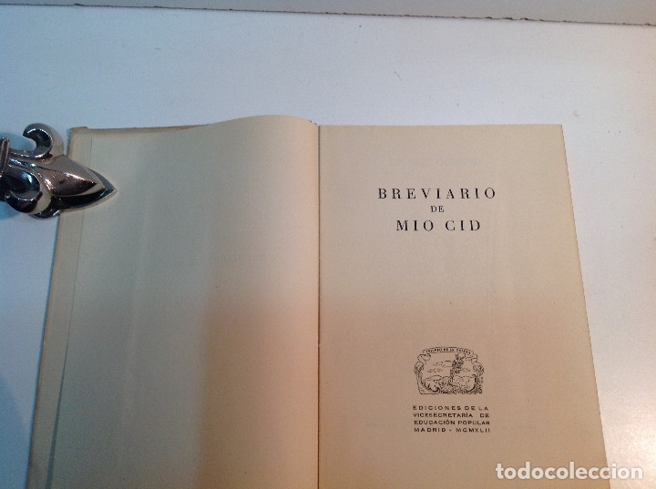 Libros: BREVIARIO DE MIO CID - Foto 2