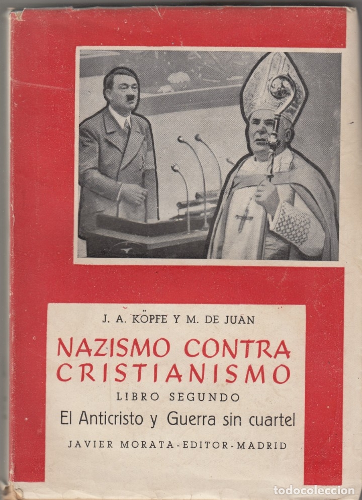Libros: NAZISMO CONTRA EL CRISTIANISMO - Libro Segundo. AAG - Foto 1