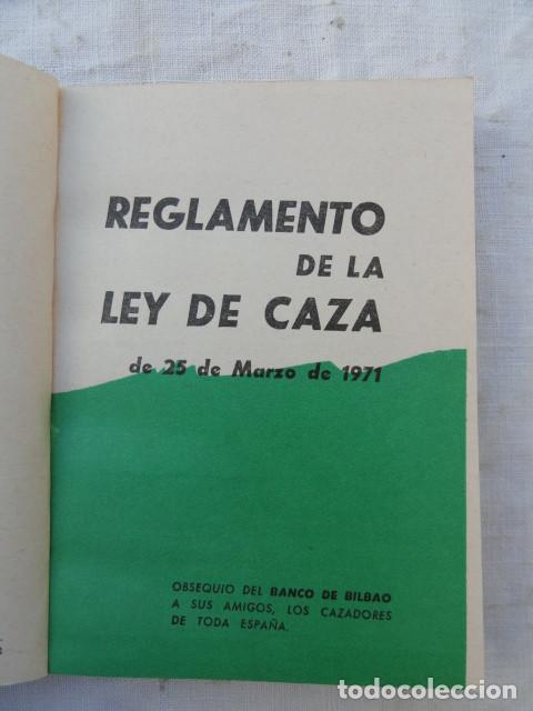 Libros: LIBRO REGLAMENTO DE CAZA. A&Ntilde;O 1971. - Foto 2