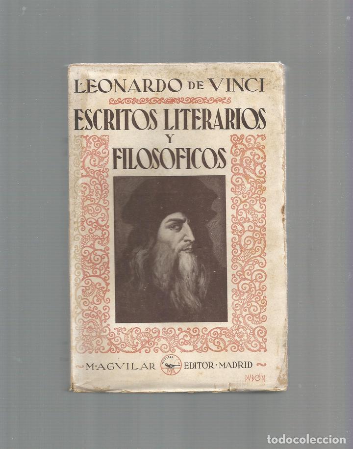Libros: Escritos literarios y filos&oacute;ficos. - VINCI, Leonardo de: - Foto 1