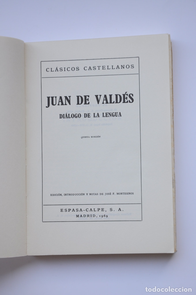 Libros: Di&aacute;logo de la lengua - VALD&Eacute;S, Juan de - Foto 2