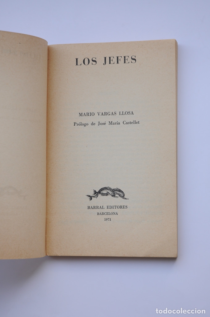 Libros: Los jefes - VARGAS LLOSA, Mario - Foto 2