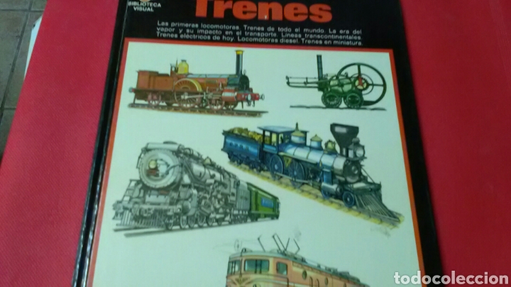 Libros: TRENES .Bibblioteca visual Ed.Santillana . - Foto 1