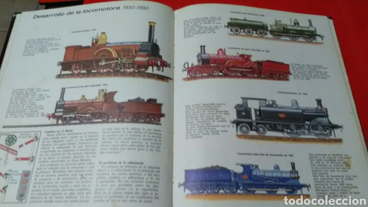 Libros: TRENES .Bibblioteca visual Ed.Santillana . - Foto 2