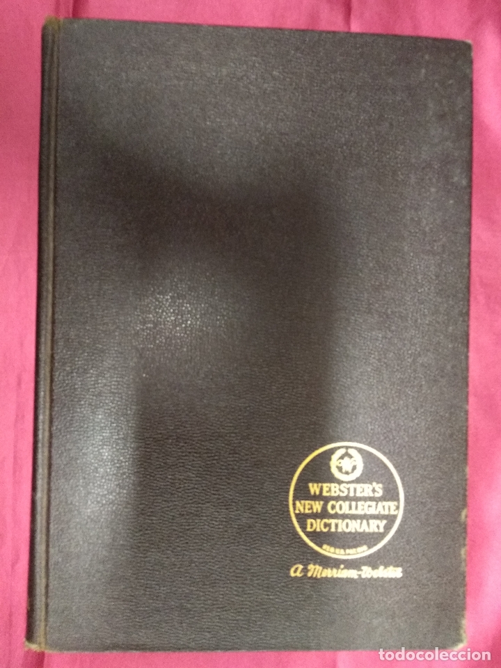 Libros: WEBSATERS NEU COLLEGIATE DICTIONARY. A MERRIAM-WEBSTERS. SECOND EDITION. EN INGLES - Foto 2