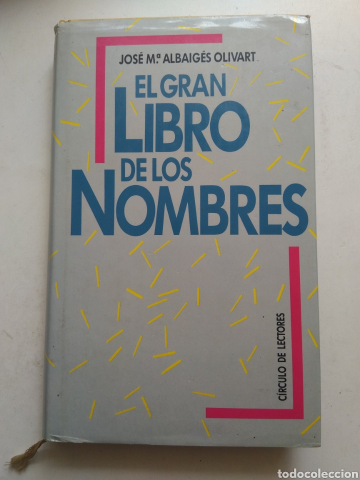 Libros: EL GRAN LIBRO DE LOS NOMBRES - Foto 1