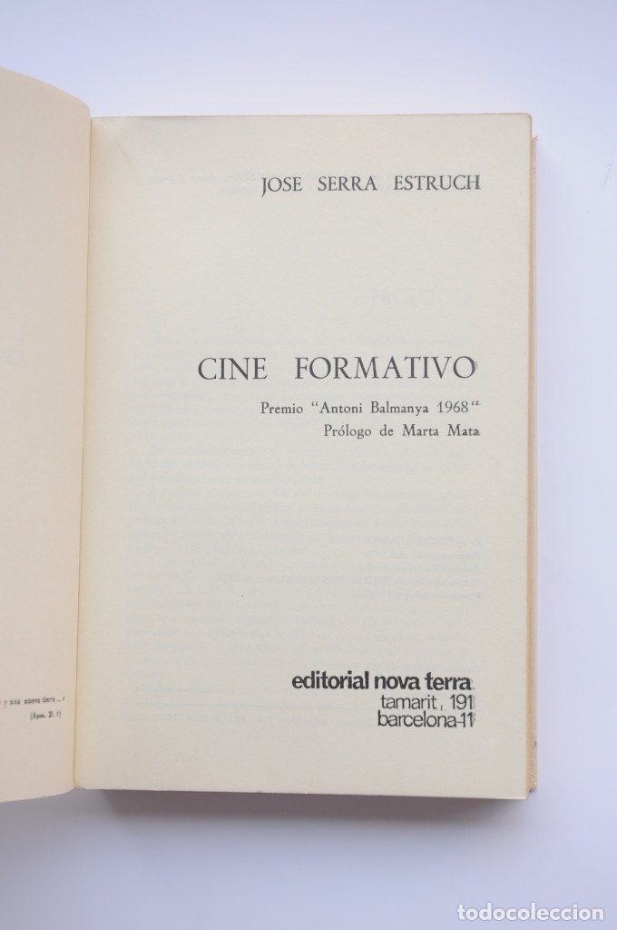 Libros: Cine formativo - SERRA ESTRUCH, Jos&eacute; - Foto 2