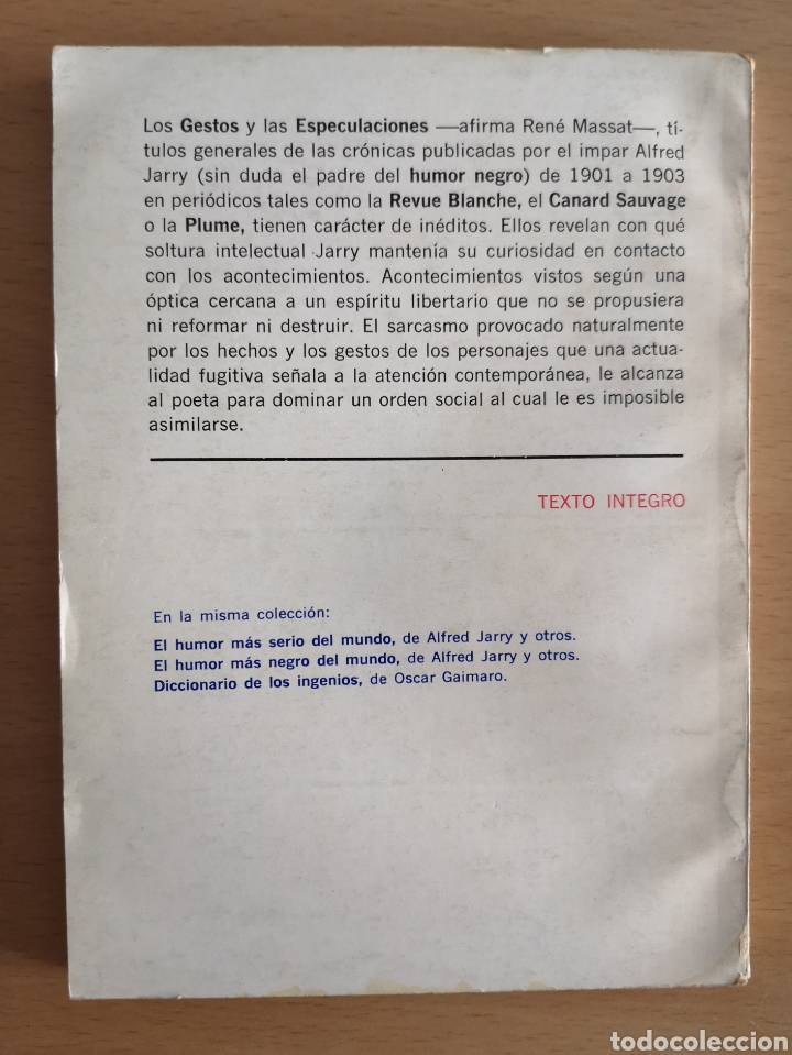 Libros: ALFRED HARRY - GESTOS Y ESPECULACIONES - Foto 3