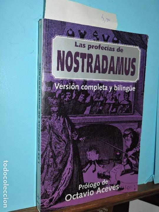 Libros: Las profec&iacute;as de Nostradamus: versi&oacute;n completa y biling&uuml;e. Pr&oacute;logo de Octavio Aceves. Col. La Tabla - Foto 1