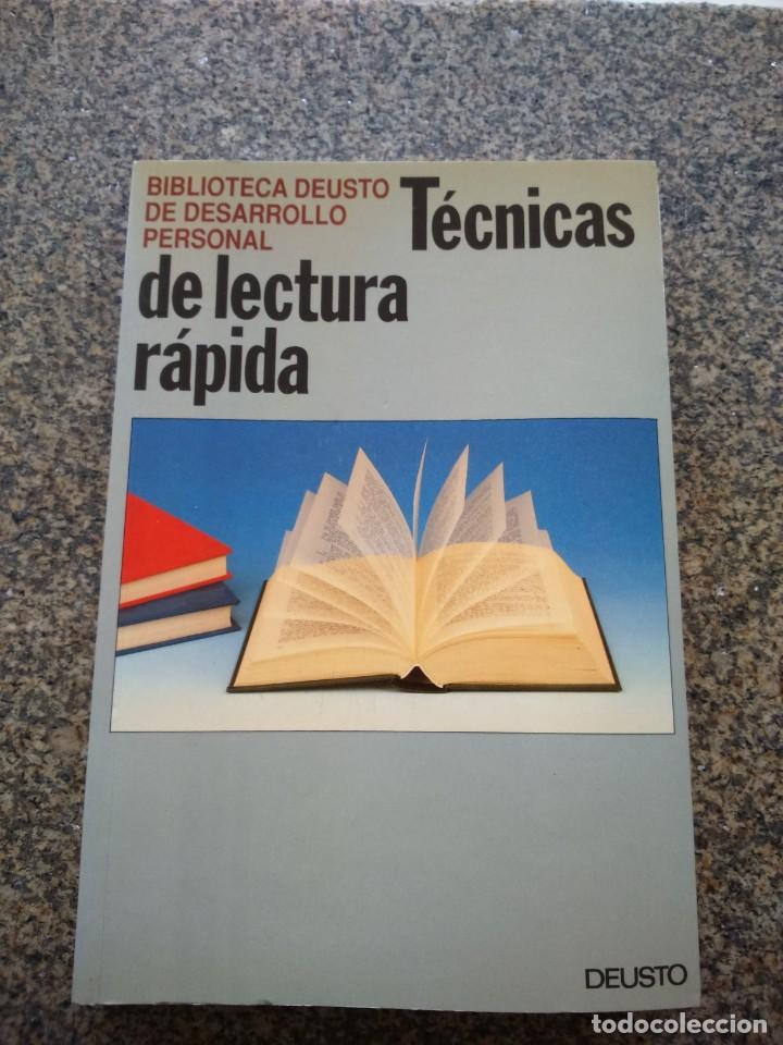 Libros: TECNICAS DE LECTURA RAPIDA -- BIBLIOTECA DEUSTO DE DESARROLLO PERSONAL -- 1992 -- - Foto 1