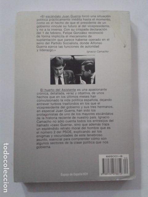 Libros: El Huerto del asistente. Ignacio Camacho - Foto 2