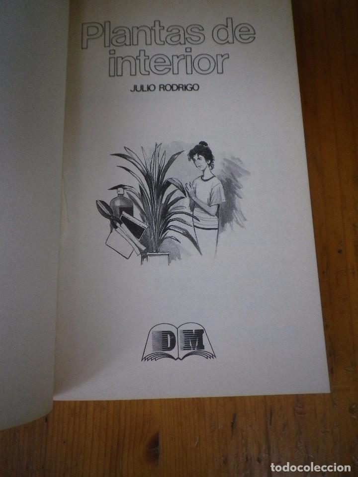 Libros: PLANTAS DE INTERIOR JULIO RODRIGO DM 1992 - Foto 2