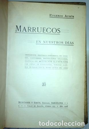 Libros: MARRUECOS EN NUESTROS D&Iacute;AS - AUB&Iacute;N, Eugenio - Foto 3