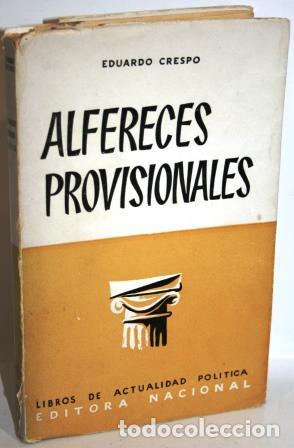 Libros: ALF&Eacute;RECES PROVISIONALES - CRESPO, Eduardo - Foto 1