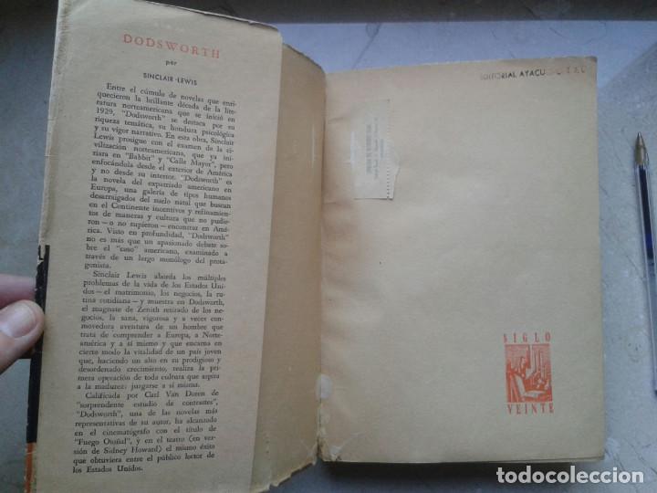 Libros: DODSWORTH, FUEGO OTO&Ntilde;AL. SINCLAIR LEWIS. - Foto 3