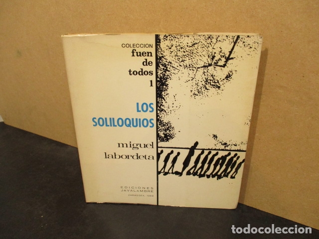 Libros: LOS SOLILOQUIOS. - MIGUEL LABORDETA. - Foto 1