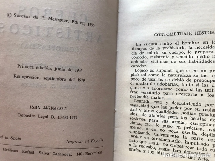 Libros: Cueros art&iacute;sticos. (Cosioplastia). Tom&aacute;s G. Larraya - Foto 3