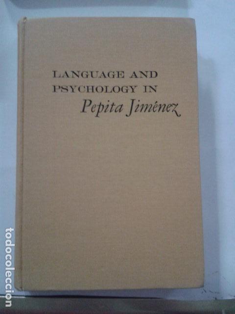 Libros: LANGUAGE AND PSYCHOLOGY IN PEPITA JIMENEZ - Foto 1