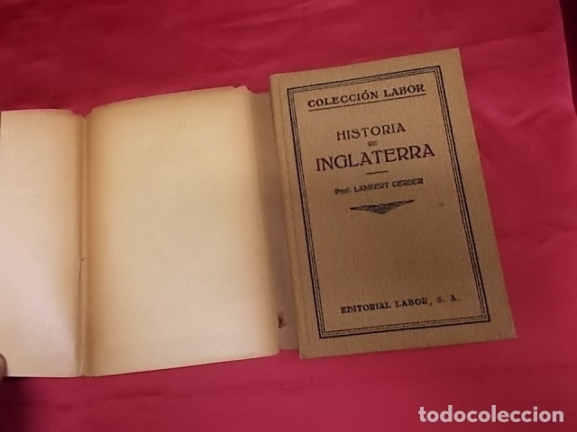 Libros: HISTORIA DE INGLATERRA.  PROF. LAMBERT GERBER . COLECCION LABOR. 1926 - Foto 6