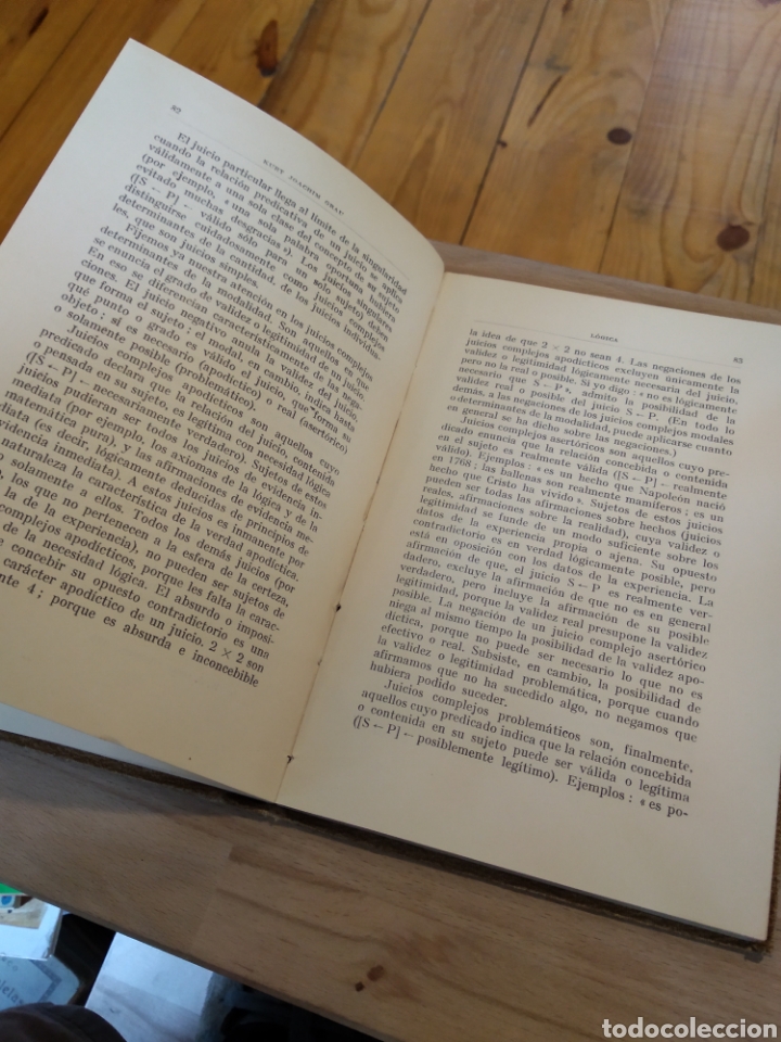 Libros: LOGICA. KURT JOACHIM GRAU #1142 - Foto 3
