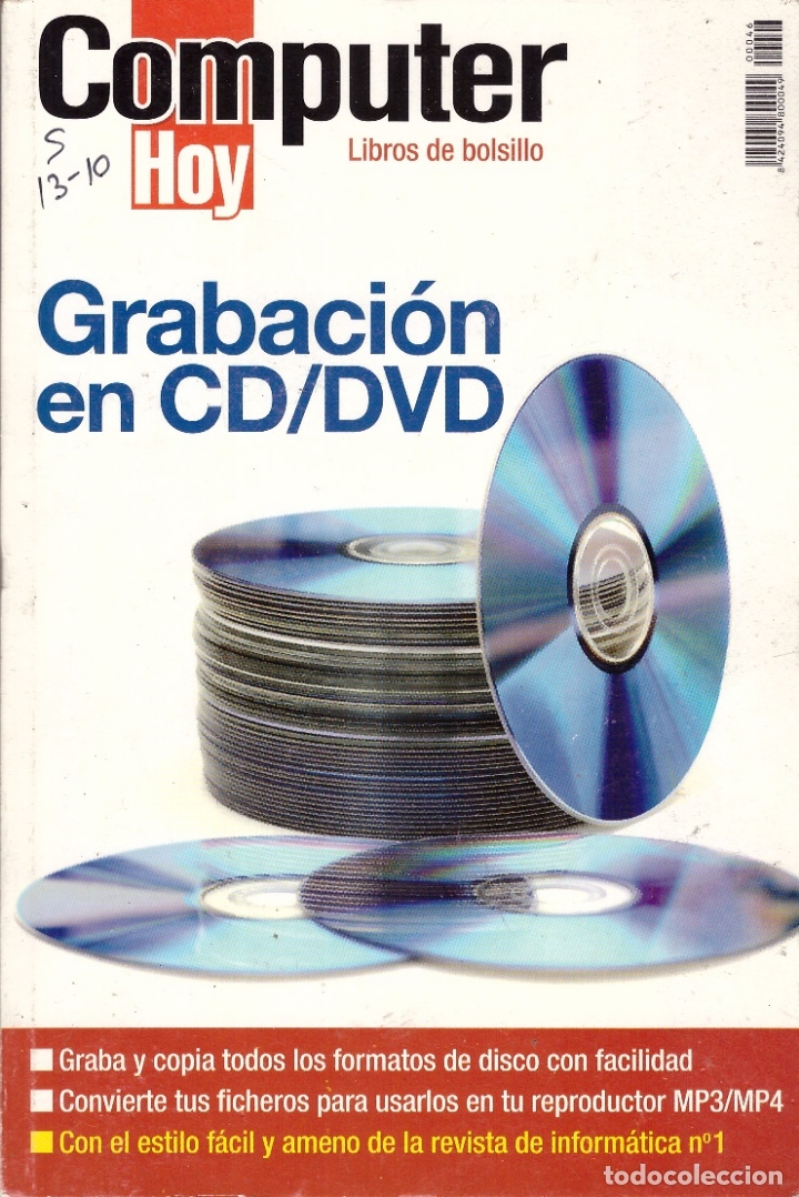 Libros: Computer Hoy. Libros de bolsillo: Grabacion en CD/DVD - OFERTAS DOCABO - Foto 1
