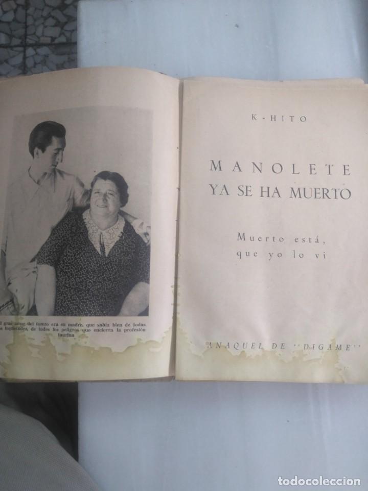 Libros: Antiguo libro Manolete ha muerto - Foto 1
