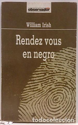 Libros: RENDEZ VOUS EN NEGRO - Irish,William - Foto 1
