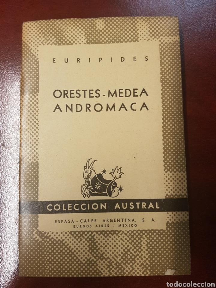 Libros: Orestes-medea andromaca - euripides - 1946 - Foto 1