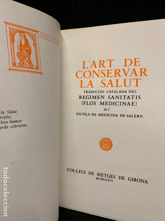 Libros: LART DE CONSERVAR LA SALUT, Mide 24x16cms, 76pags - Foto 2