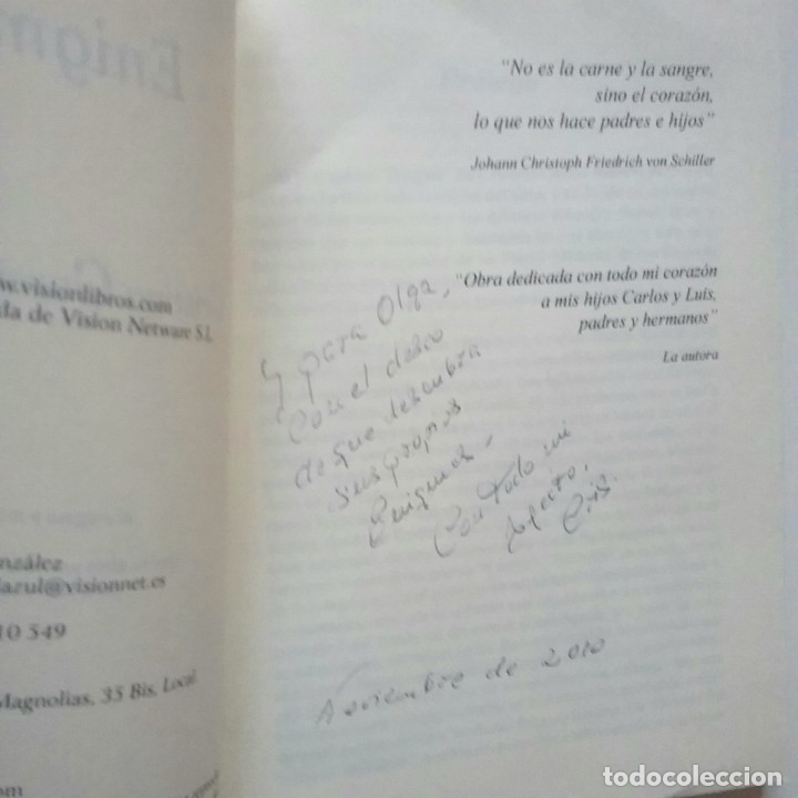 Libros: Cristina Garc&iacute;a Barreto - Enigma - Foto 2