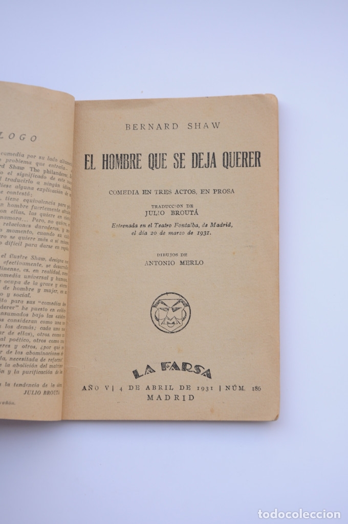 Libros: El hombre que se deja querer - SHAW, Bernard - Foto 2
