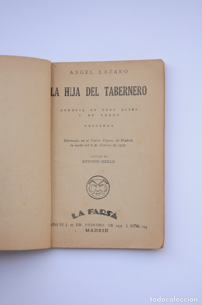 Libros: La hija del tabernero - L&Aacute;ZARO, &Aacute;ngel - Foto 2