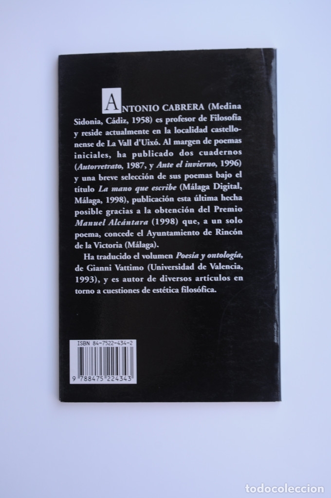 Libros: En la estaci&oacute;n perpetua - CABRERA, Antonio - Foto 4