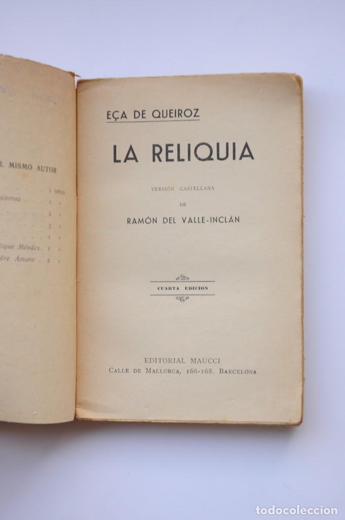 Libros: La reliquia - QUEIROZ, E&ccedil;a de - Foto 2