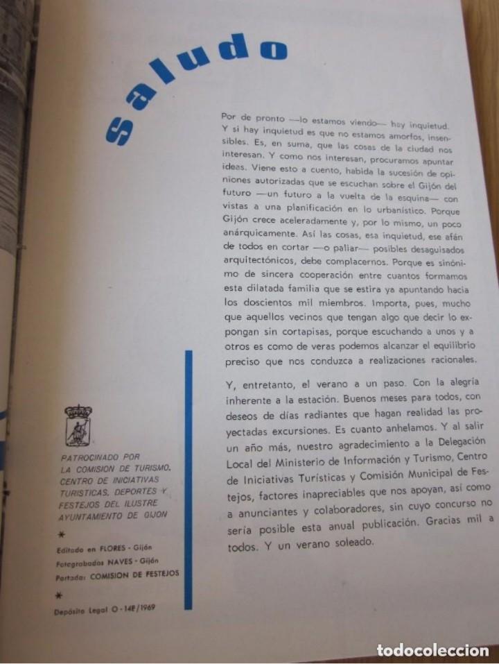 Libros: GIJON VERANO 1969 - Foto 2